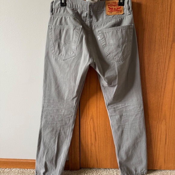 Levis 502 Taper Fit Gray Mens Jeans 29x30 - Picture 5 of 5